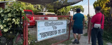 Tentsite ni Apo and Mulberry Farm Balutakay, Bansalan, Davao del Sur entrance and parking space