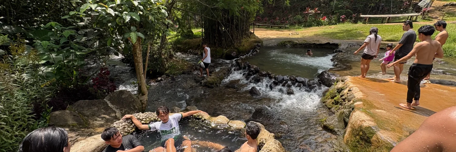 marawer hot spring in kapatagan davao del sur hot spring pool beside the river