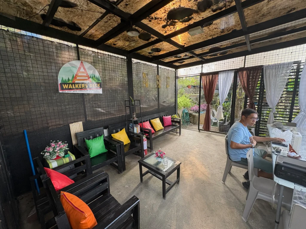 walker's deck in new corella, davao del norte welcoming space to relax