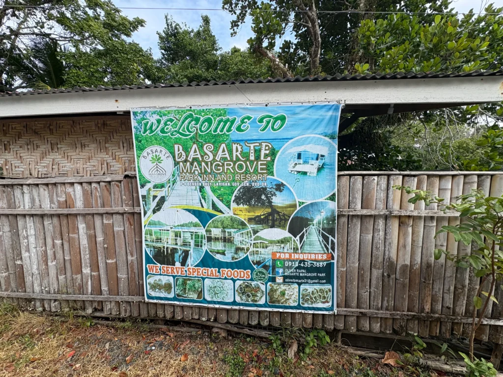 Basarte Mangrove Park Inn and Resort Governor Generoso Davao Oriental welcome signage